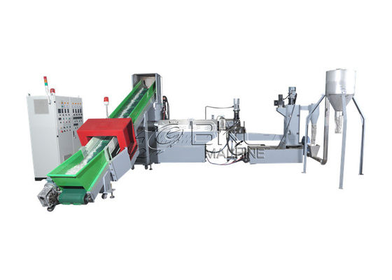 PE Film LDPE Plastic Granulating Line Bag Recycling Machine 400kg H