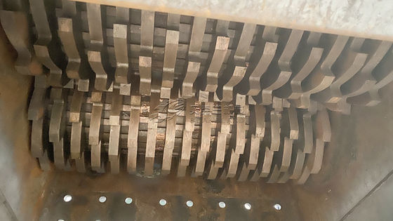 Industrial Wood 22KW Plastic Waste Shredder Machine Two Shaft DS800