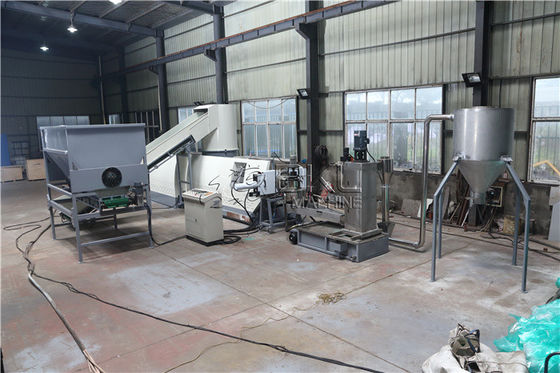 LDPE Plastic Granulating Line 38CrMoAl Pe Film Recycling Machine