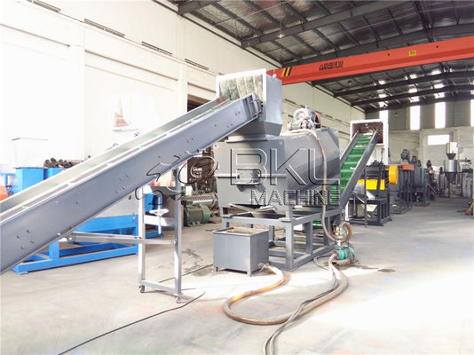 500KG H Plastic Recycling Washing Line PET Bottle 16mm