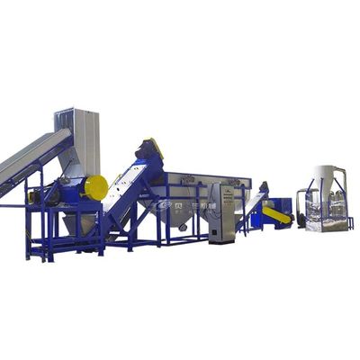 Soft Material Plastic Recycling Equipment Crushing Washing Drying