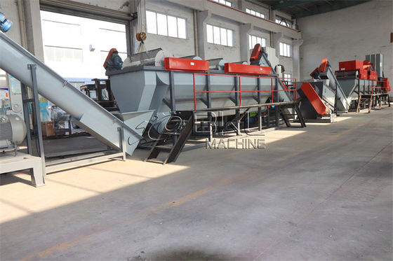 HDPE Film Torbaları Plastik Geri Dönüşüm Ekipmanları Kırma Yıkama Kurutma